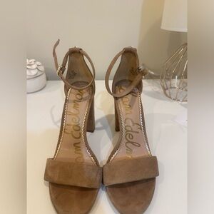 Sam Edelman Daniella Heel- Tan Suede Size 8